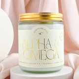 Alpha & Omega Candle